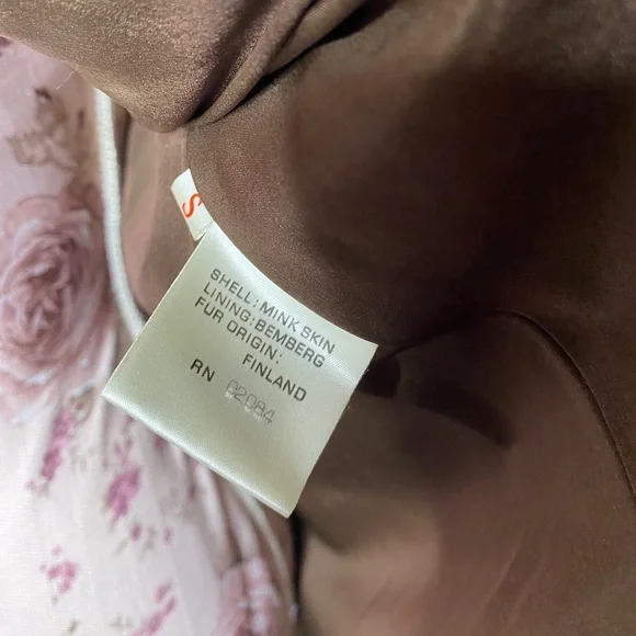 GENUINE MINK Coat Swing Coat Driving Coat - Picture 10 of 12